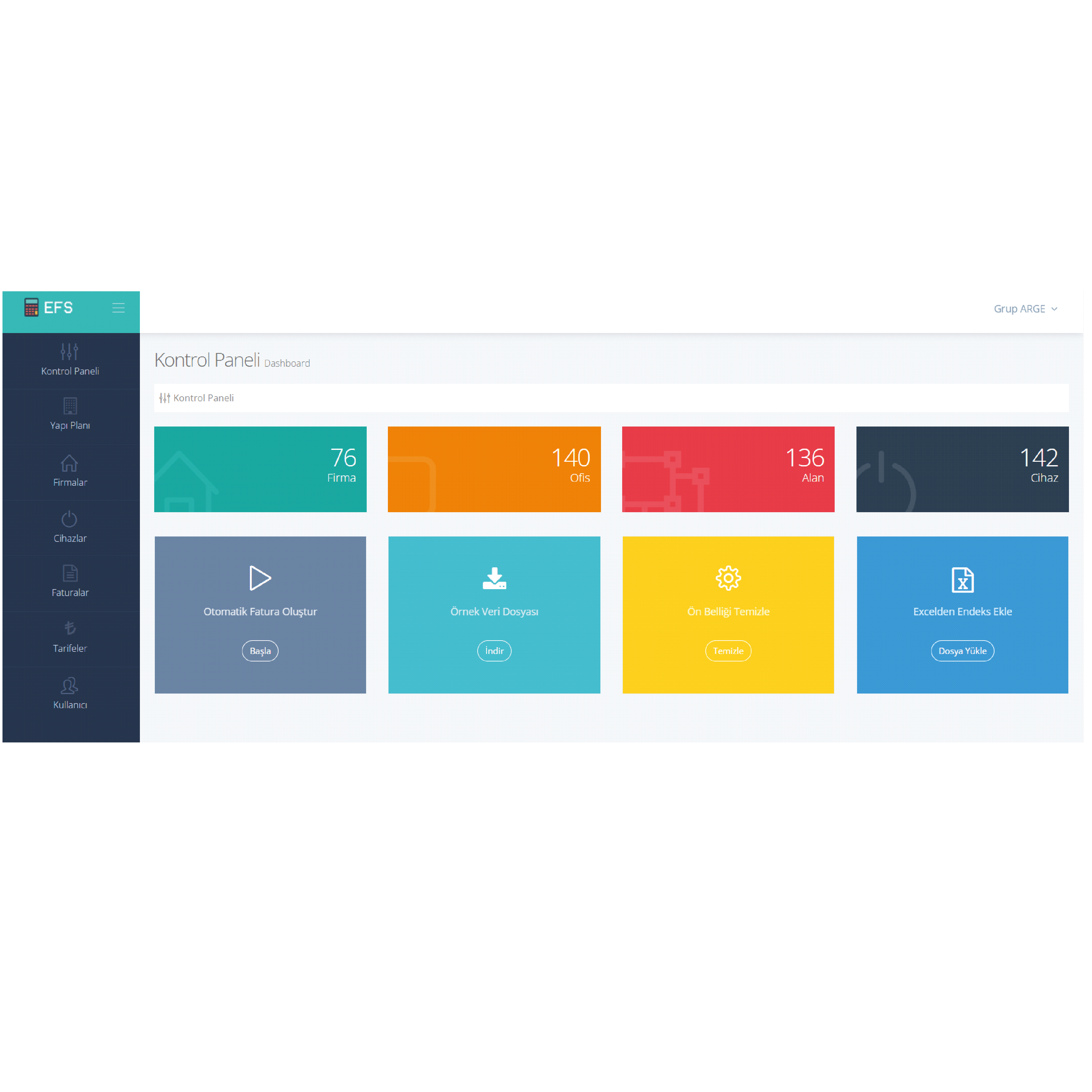 EFS – Enerji Faturalandırma Sistemi
